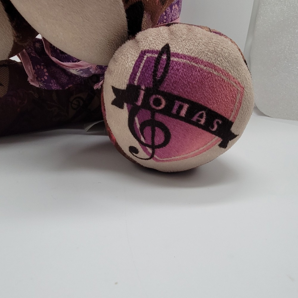 Jonas Brothers Build A Bear 15" Plush Dog Tag Necklace DressPuppy Stuffed Animal - Picture 5 of 11